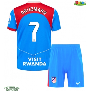Atletico Madrid Antoine Griezmann #7 Tredjeställ Barn 2025-26 Kortärmad (+ Korta byxor)